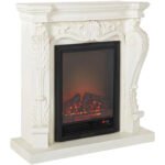 ABC Home Elektrokamin mit realistischem Flammeneffekt (Modell 25806)