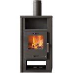 Accente Europa Kaminofen – 7 kW – Stahl Grau