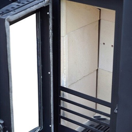 Accente International Slimline 5,5 kW Granitstein Kamin in Grau – Bild 2