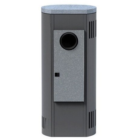 Accente International Slimline 5,5 kW Granitstein Kamin in Grau – Bild 4