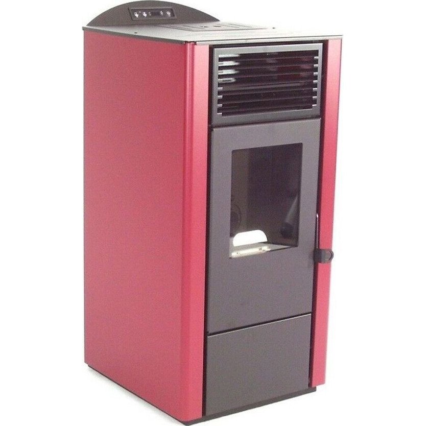 Apex Pelletofen 9,5 kW - Rot – Bild 5