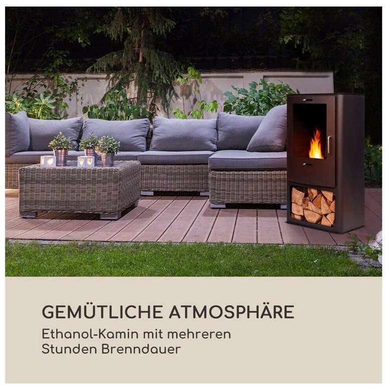 Blumfeldt Fiamme Cantal - Eleganter Kaminofen für Wohngemütlichkeit – Bild 2