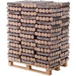 Hartholz Eichenbriketts 96 Stück à 10 kg – Palette (960 kg) | Holz4Home Brennstoffe