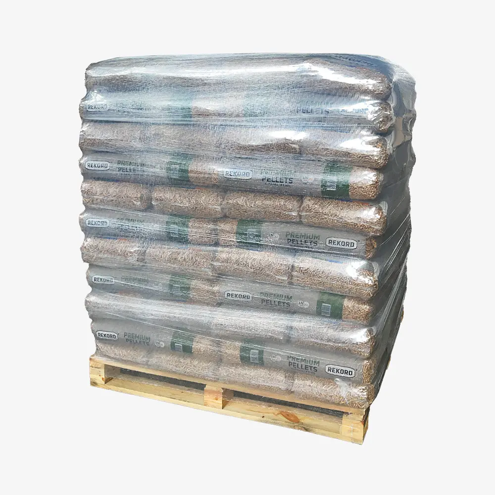 Premium REKORD Pellets A1, Sackware auf Palette (66 x 15 kg) – Bild 2