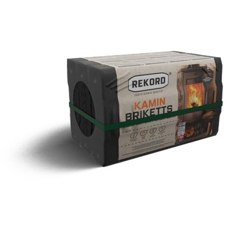 REKORD Kaminbriketts - 90 x 10 kg Palette für effizientes Heizen – Bild 2