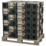 REKORD Kaminbriketts – 90 x 10 kg Palette für effizientes Heizen